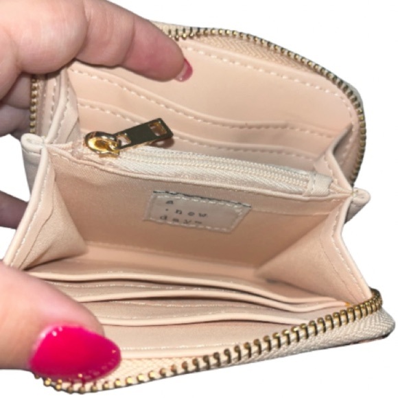 a. new day faux snakeskin print embossed zip around wallet, gold-tone hardware - Picture 5 of 8